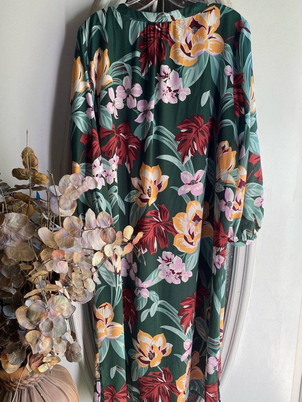 LOFT Midi Dress - Sz L - Picture 7 of 8